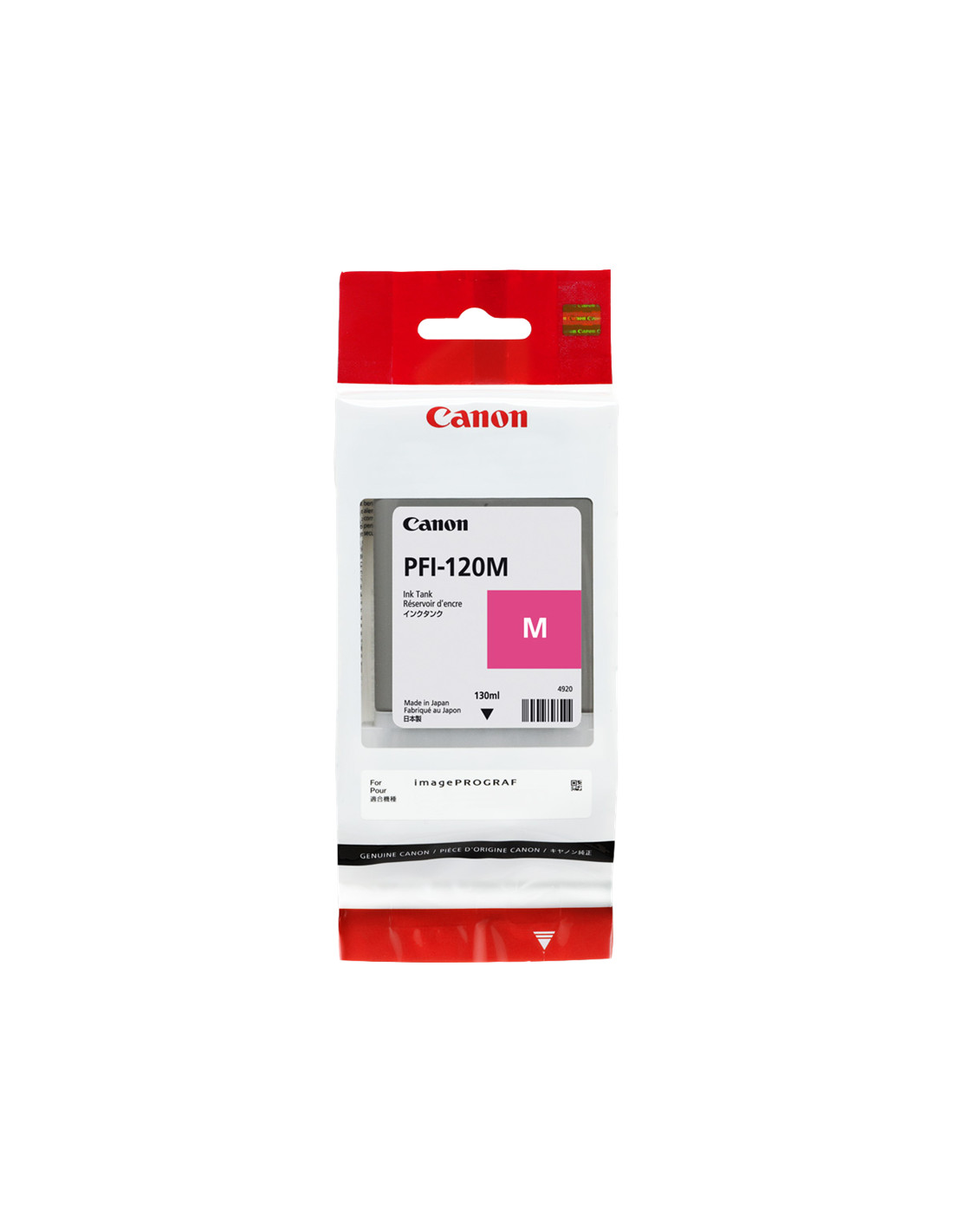 PFI 120m Cartouche D Encre Originale Canon Magenta 130 Ml