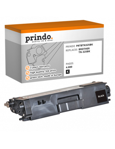 Toner Compatible Noir pour Brother HL-4570CDW - 4 000 pages référence TN-325bk