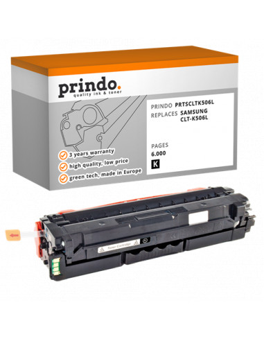 Toner Compatible Noir pour Samsung CLP-680ND - 6 000 pages référence CLT-K506L