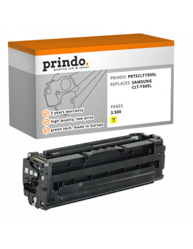 Toner Compatible Jaune pour Samsung ProXpress C2620DW - 3 500 pages référence CLT-Y505L