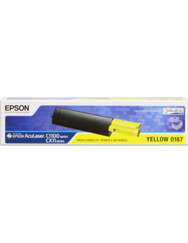 C13S050187 - Toner original Epson C13S050187 Jaune 4 000 pages 