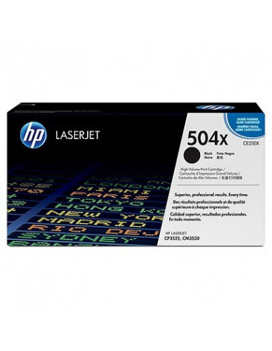 HP 504XD - CE250XD - Toner HP - 2 x noir - 10500 pages. 