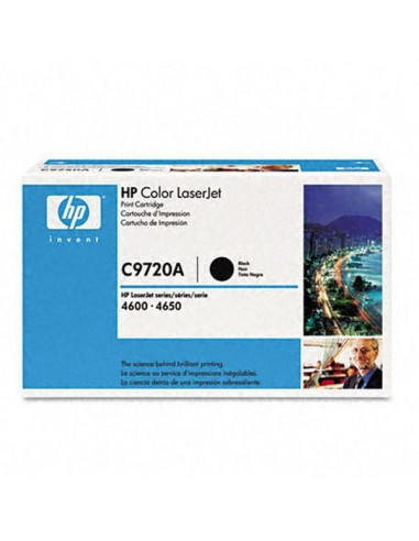 Toner HP C9720A - 1 x noir - 9000 pages 